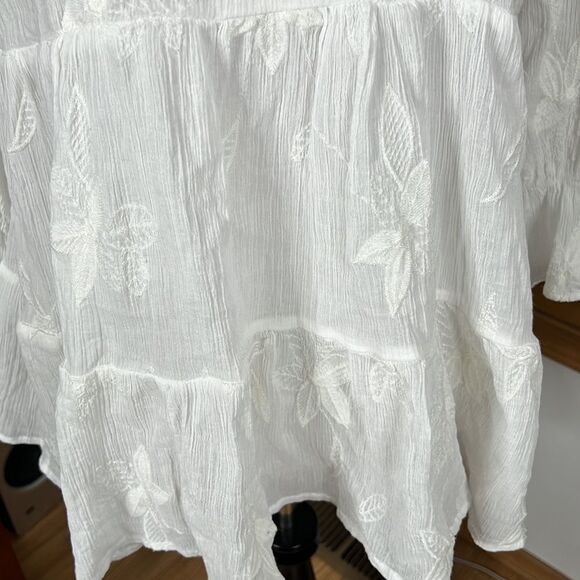 Zara Tiered Peasant Blouse - Picture 3 of 10
